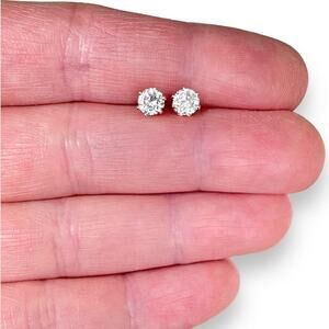 Gold Stud Earrings 5mm